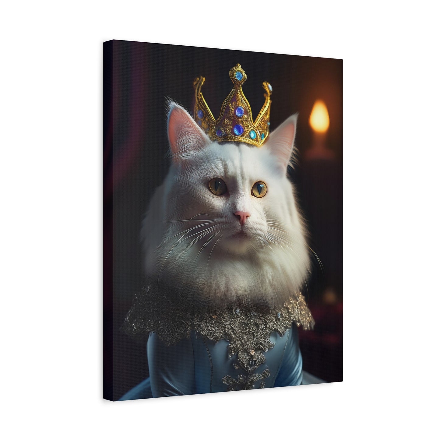 Her Royal Meowjesty Canvas Art | Stretched Matte Wall Decor 003