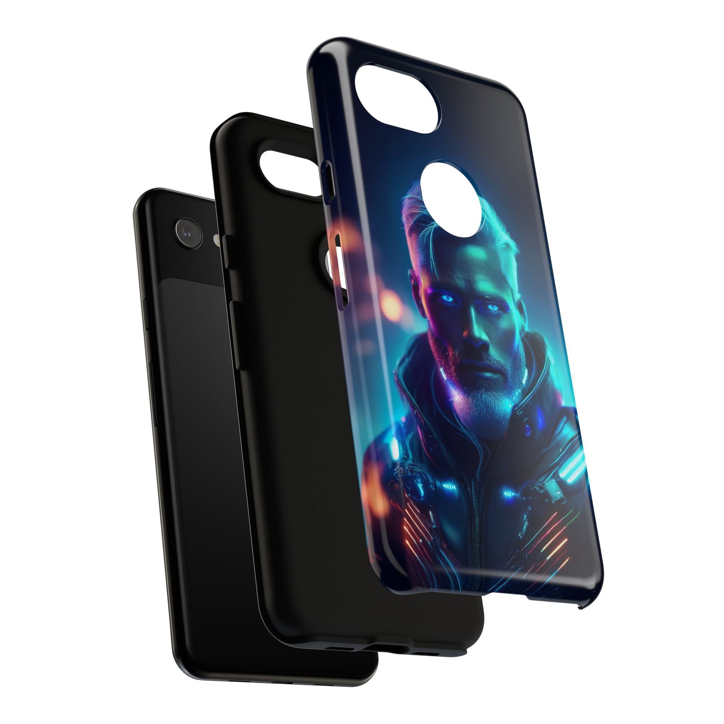 Futuristic Cyberpunk Male Cell Phone Case 023