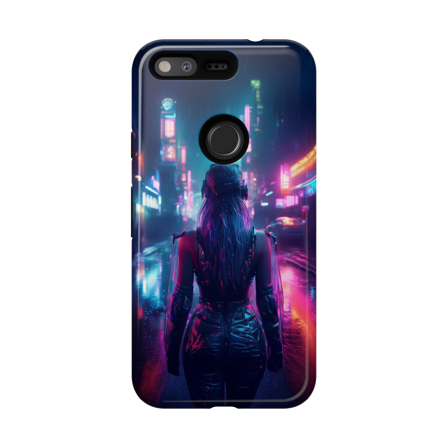 Futuristic Cyberpunk Female Cell Phone Case 032