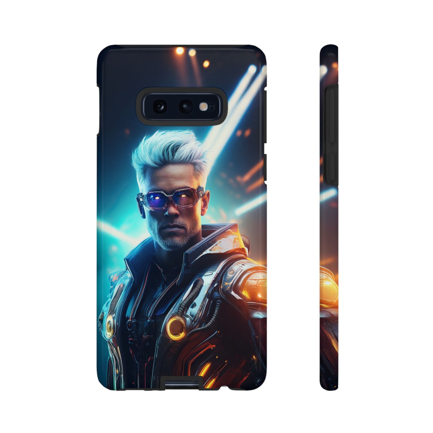 Futuristic Cyberpunk Male Cell Phone Case 013