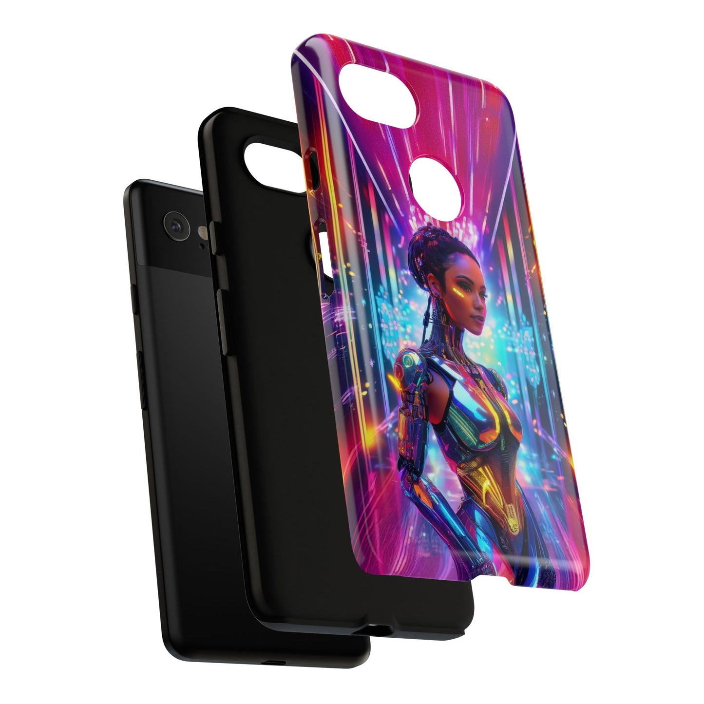 Futuristic Human Android Hybrid Cell Phone Case 006