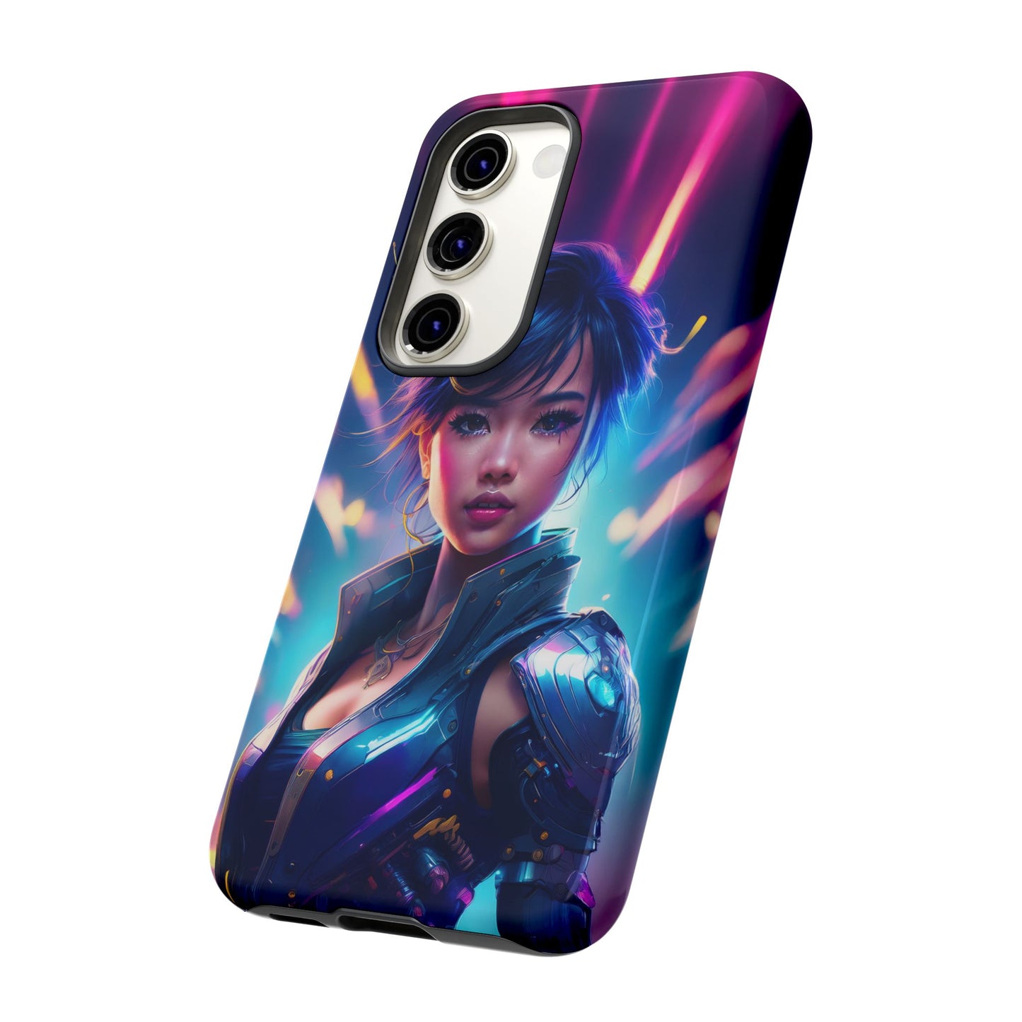 Futuristic Cyberpunk Female Cell Phone Case 024