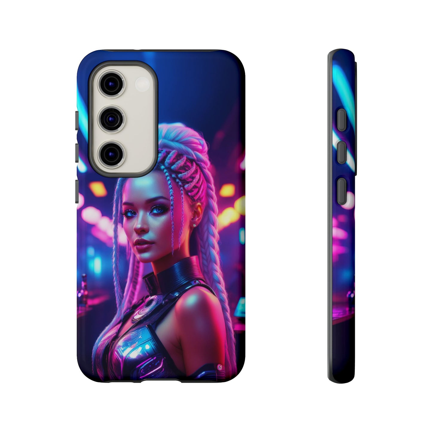 Futuristic Cyberpunk Female Cell Phone Case 007