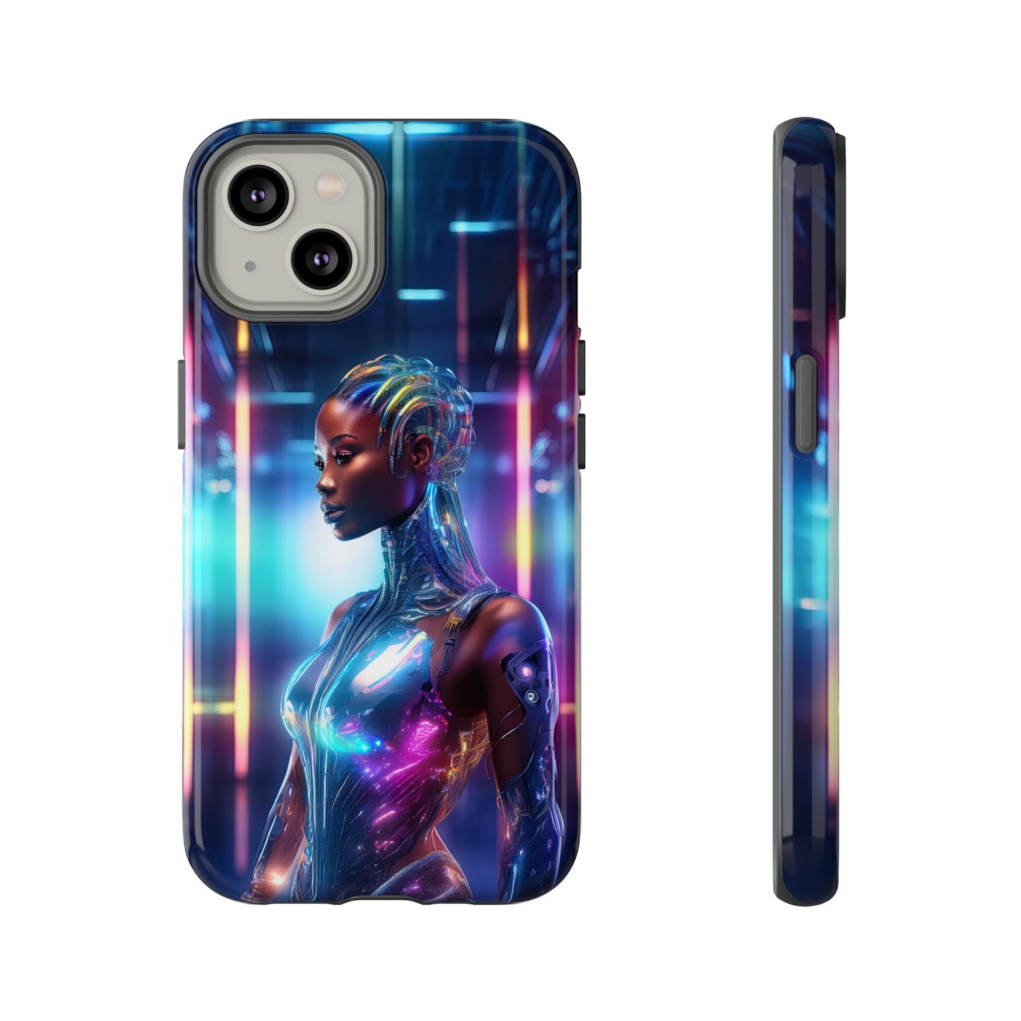 Futuristic Human Android Hybrid Cell Phone Case 014