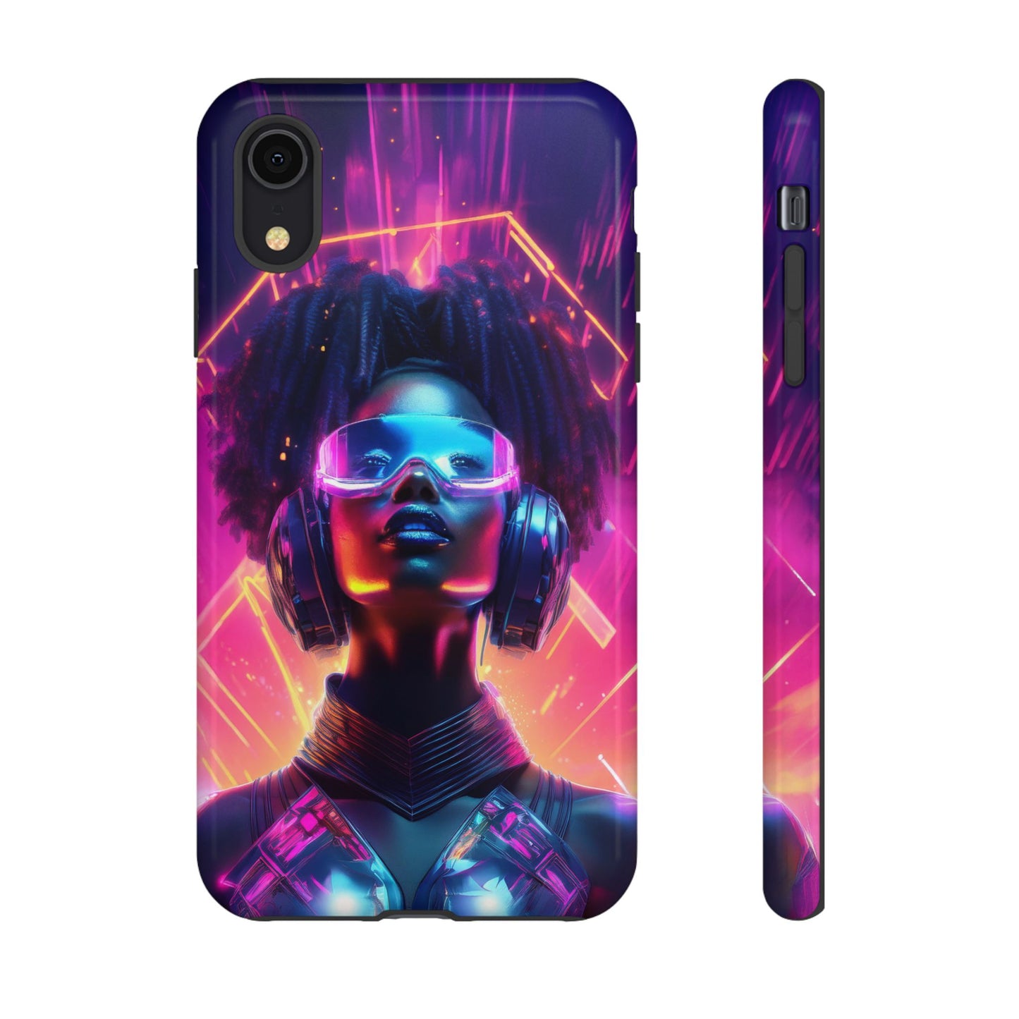 Futuristic Cyberpunk Female Cell Phone Case 030