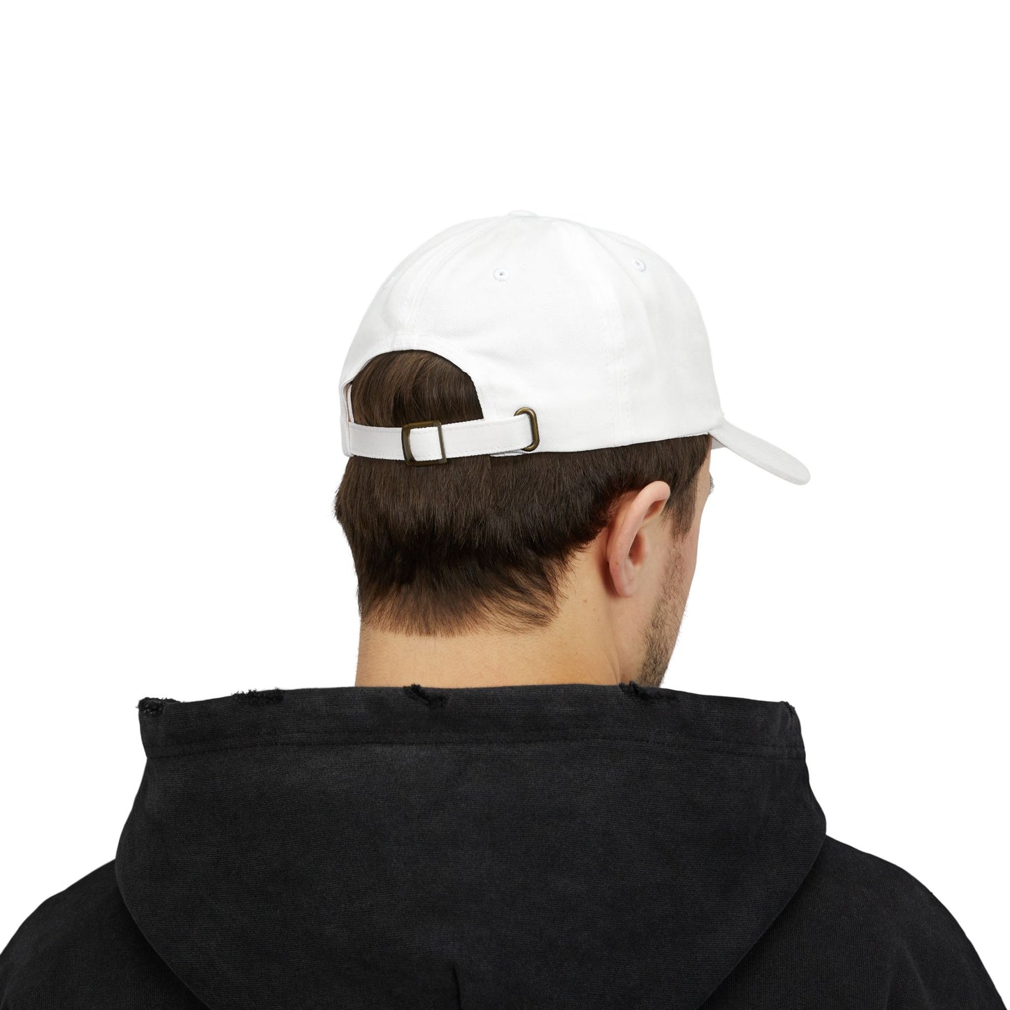 Dog Dad Classic Dad Hat – Embroidered Minimalist Dog Face Hat for Proud Pet Dads and Canine Companions. Blue Letters