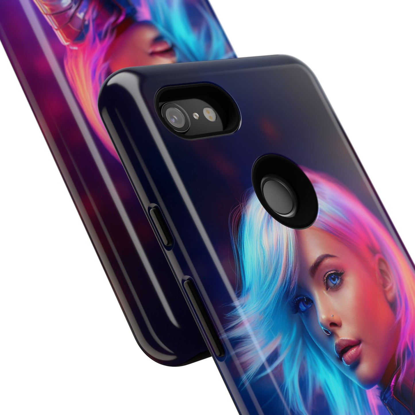 Futuristic Cyberpunk Female Cell Phone Case 028