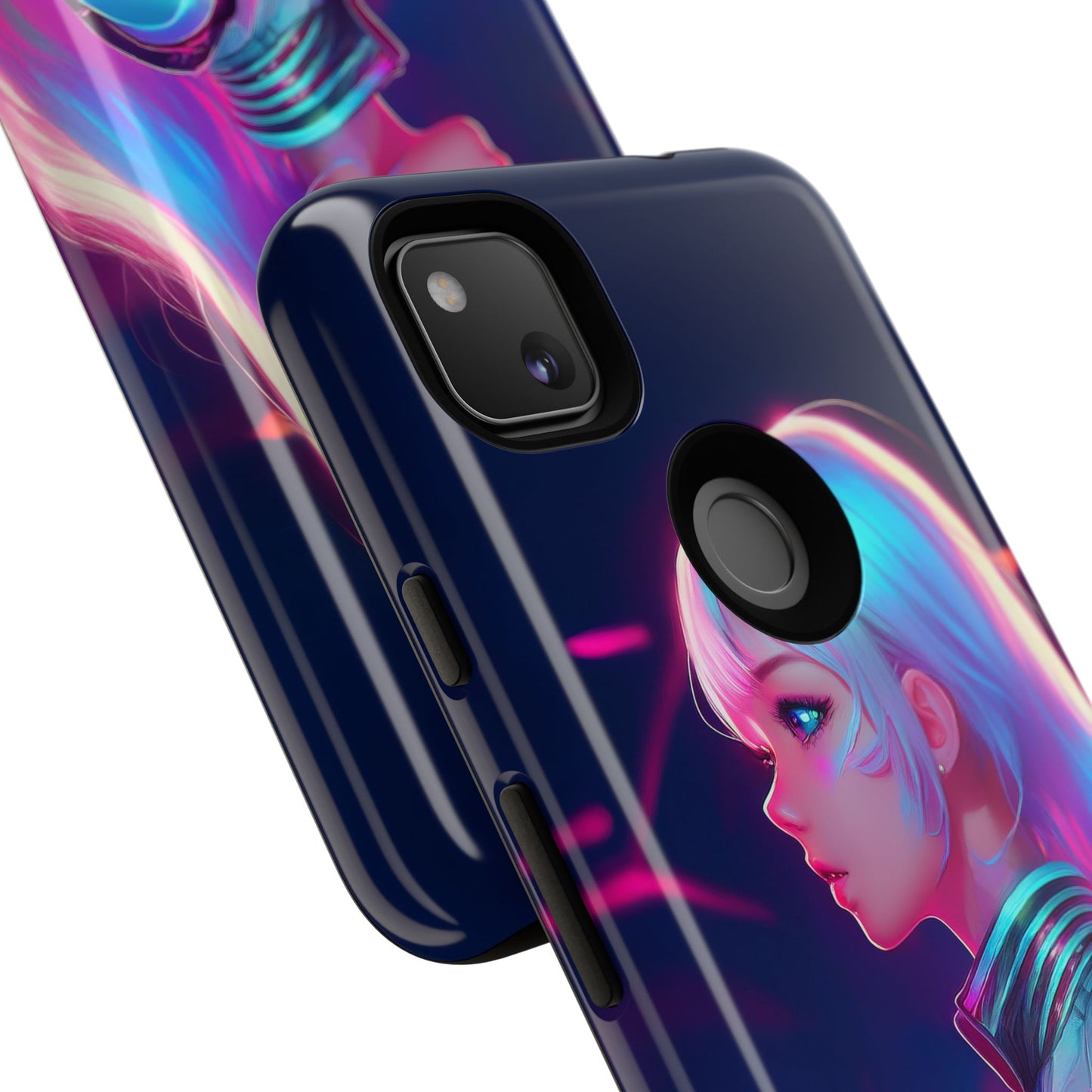 Futuristic Cyberpunk Female Cell Phone Case 009