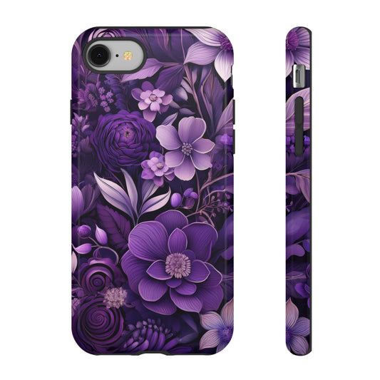 Purple Florals Tough Cases