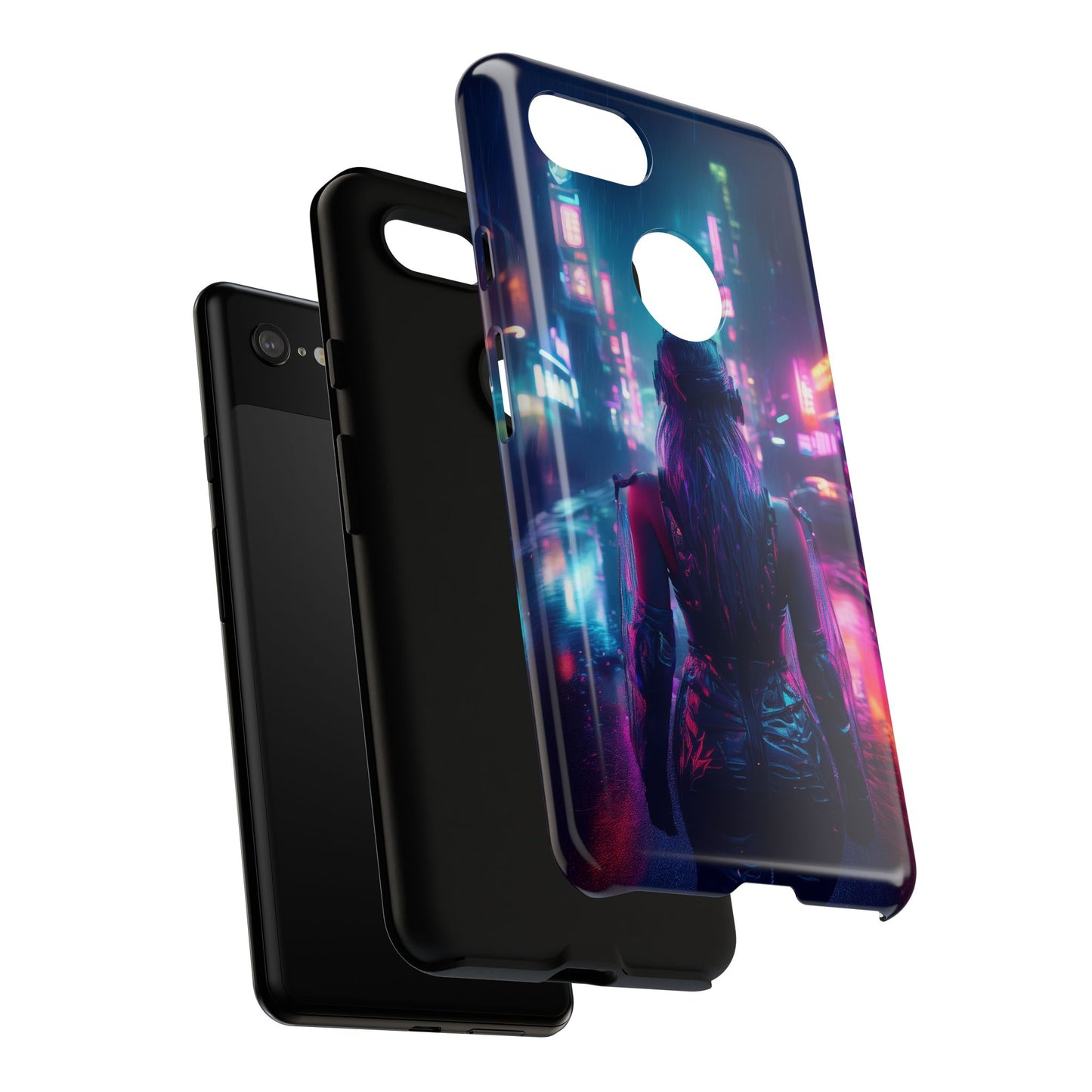 Futuristic Cyberpunk Female Cell Phone Case 032