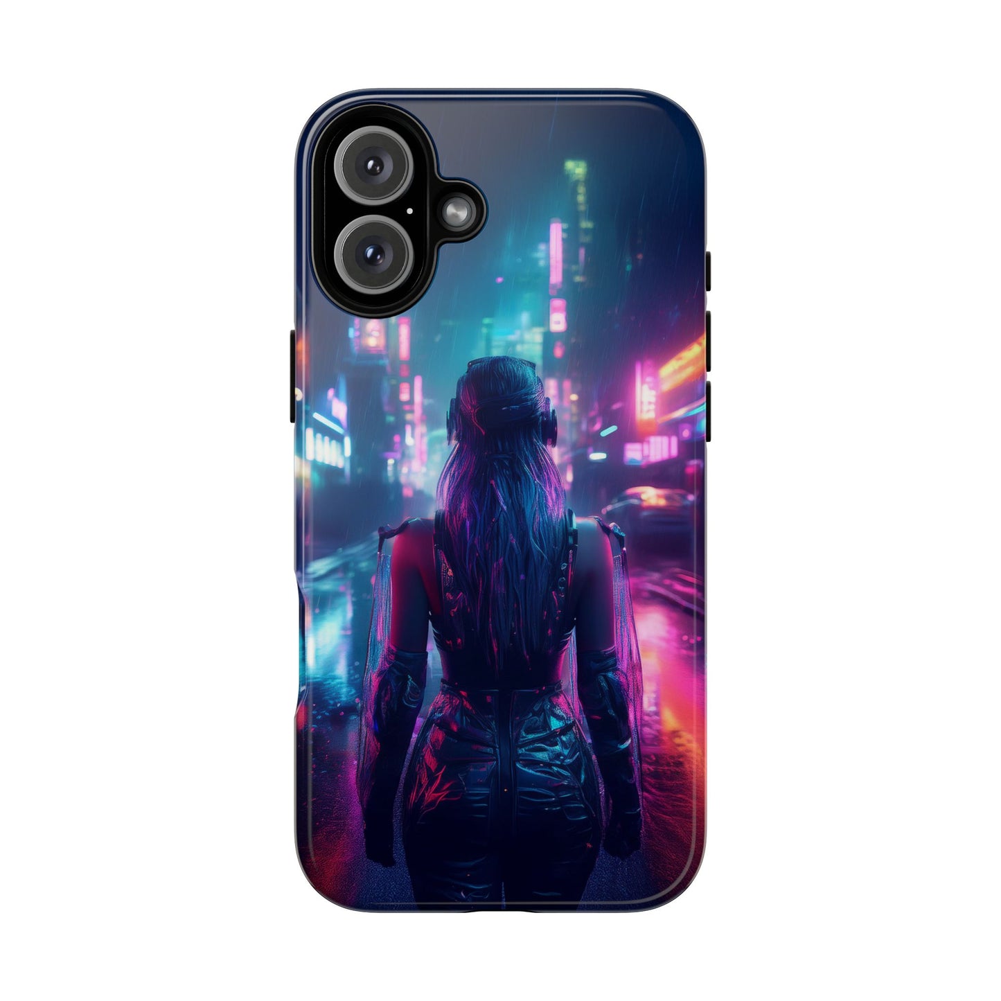 Futuristic Cyberpunk Female Cell Phone Case 032