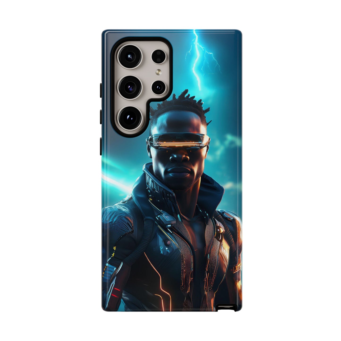 Futuristic Cyberpunk Male Cell Phone Case 014