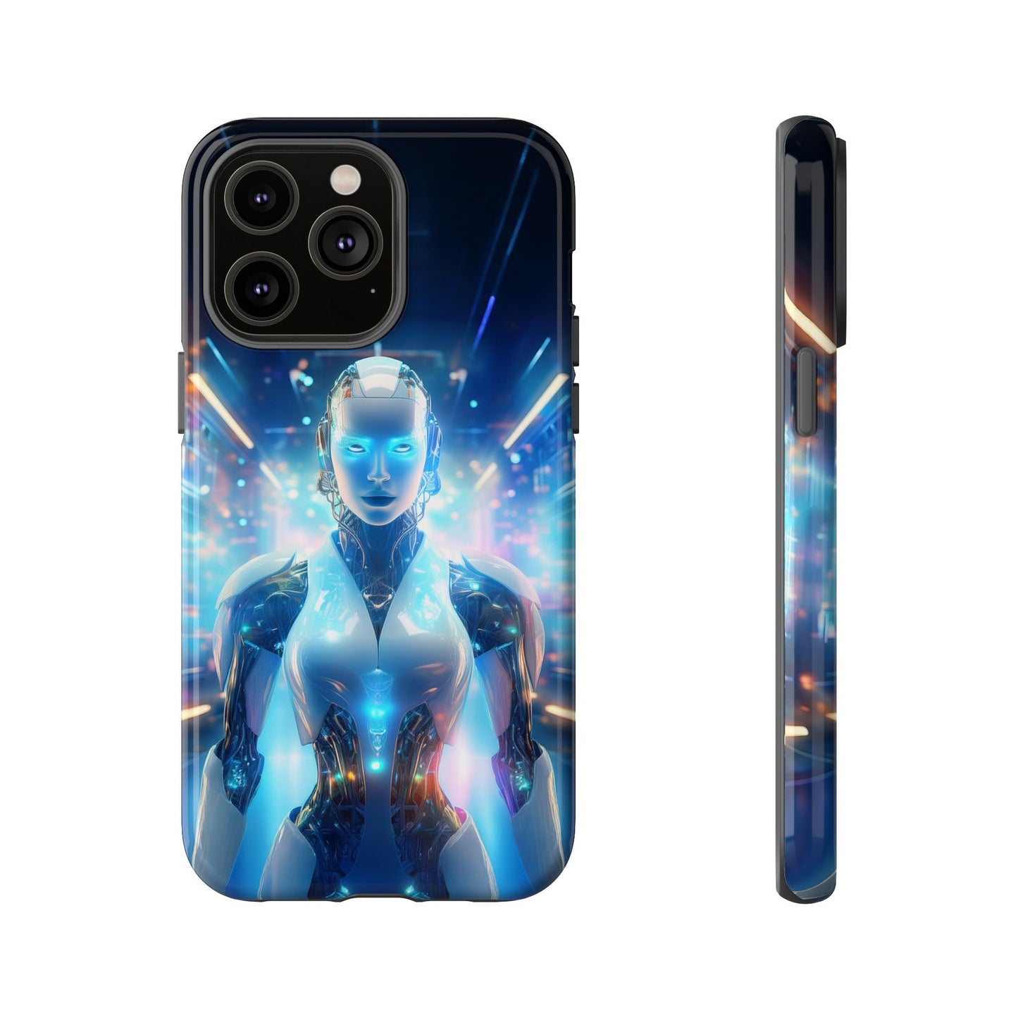 Futuristic Human Android Hybrid Cell Phone Case 012