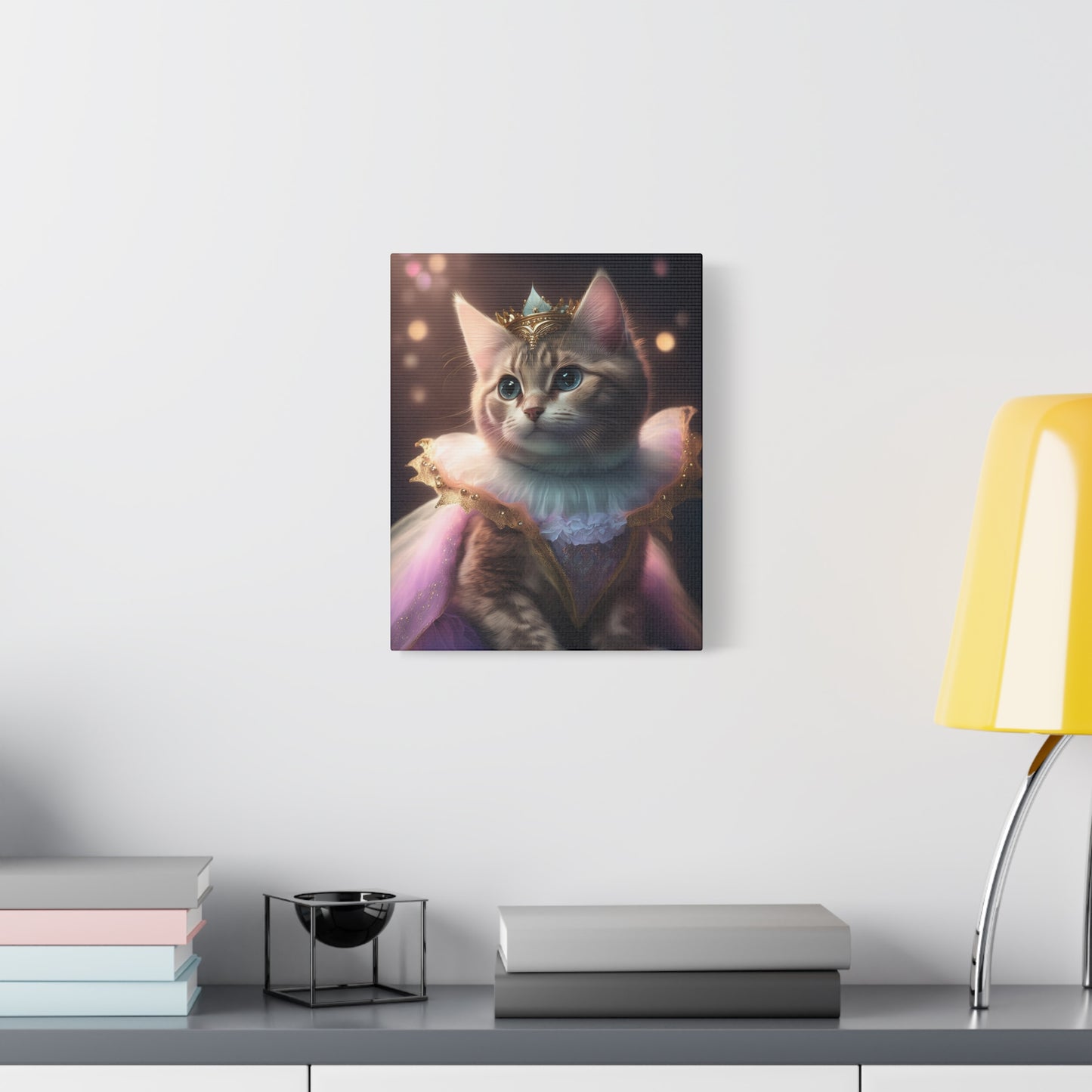 Meowgical Fairy Purrincess Canvas Art | Stretched Matte Wall Decor 002