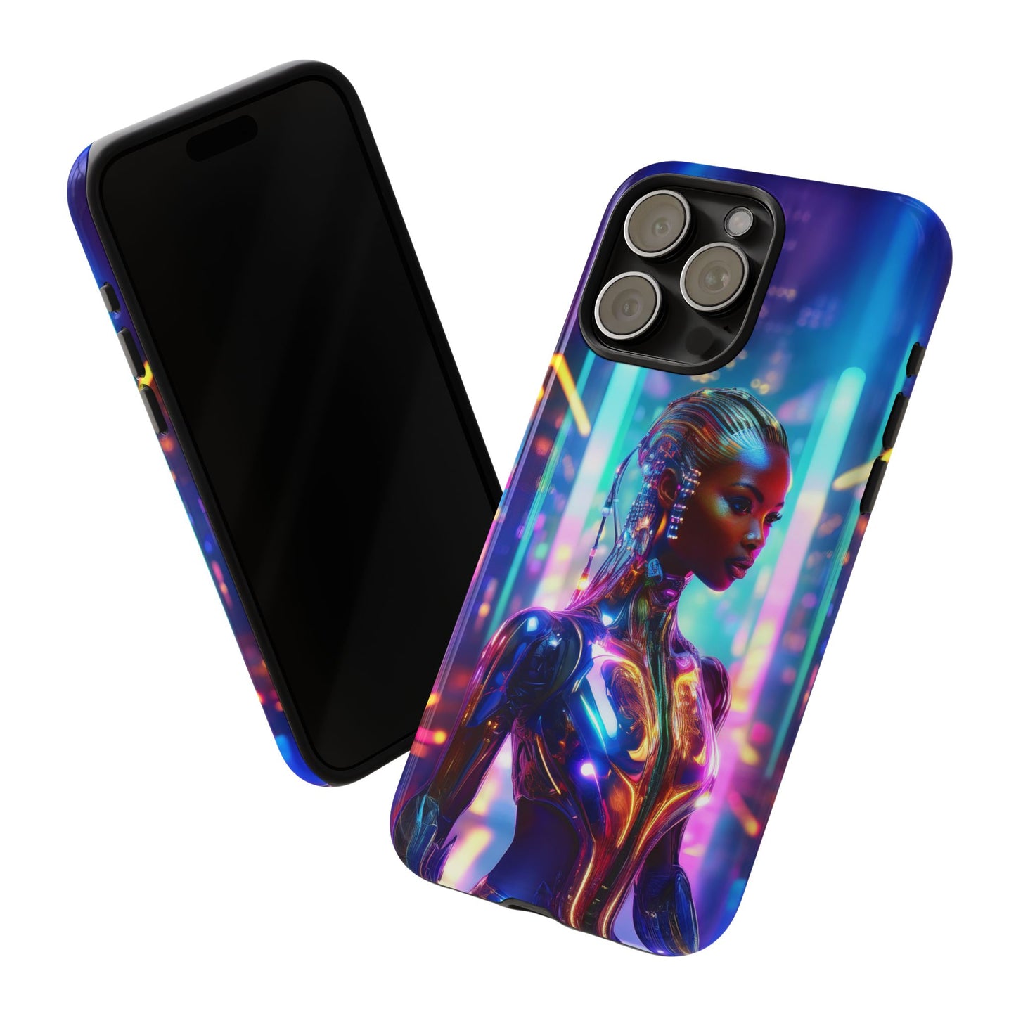 Futuristic Human Android Hybrid Cell Phone Case 018