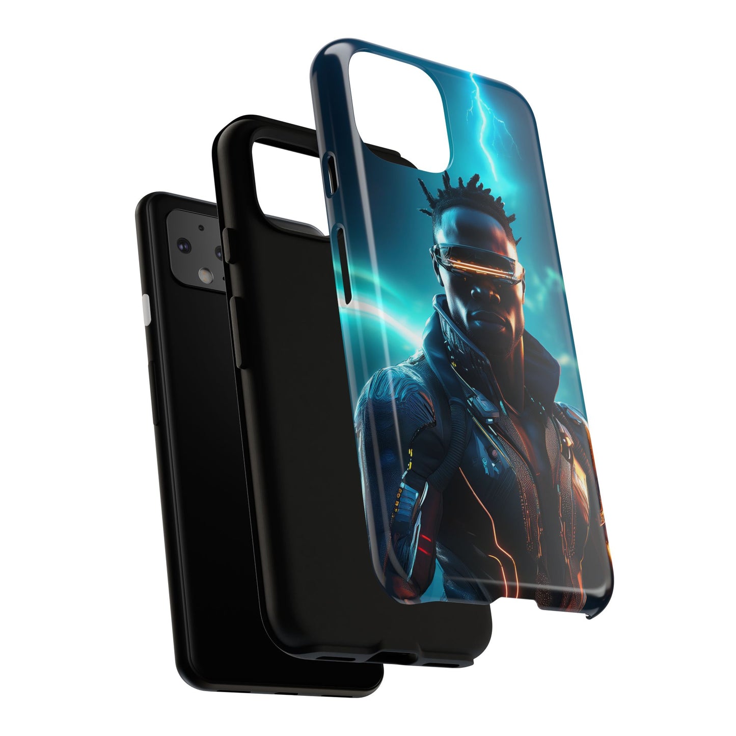 Futuristic Cyberpunk Male Cell Phone Case 014