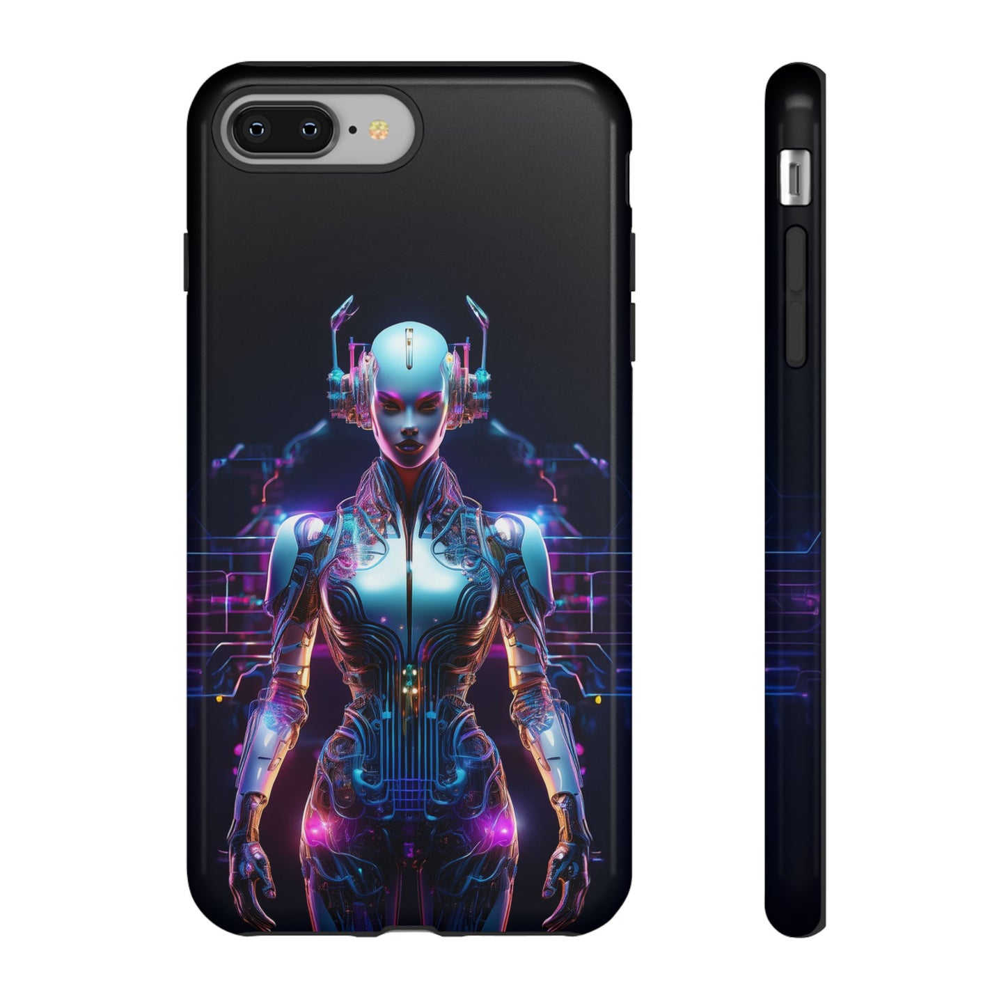 Futuristic Human Android Hybrid Cell Phone Case 001