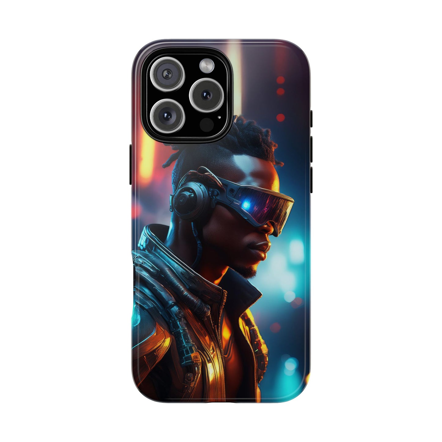 Futuristic Cyberpunk Male Cell Phone Case 016