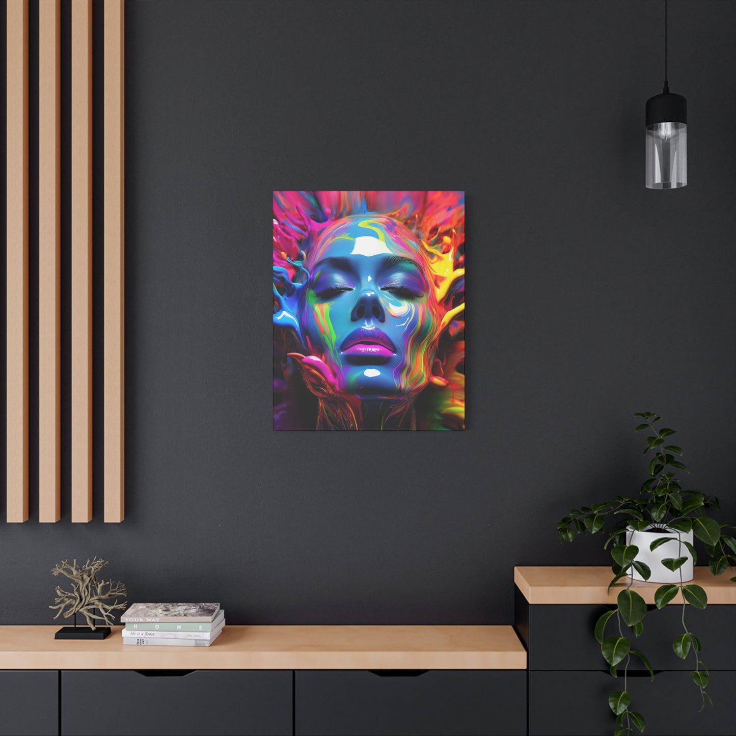 Painted Beauty 004 Canvas Wall Art