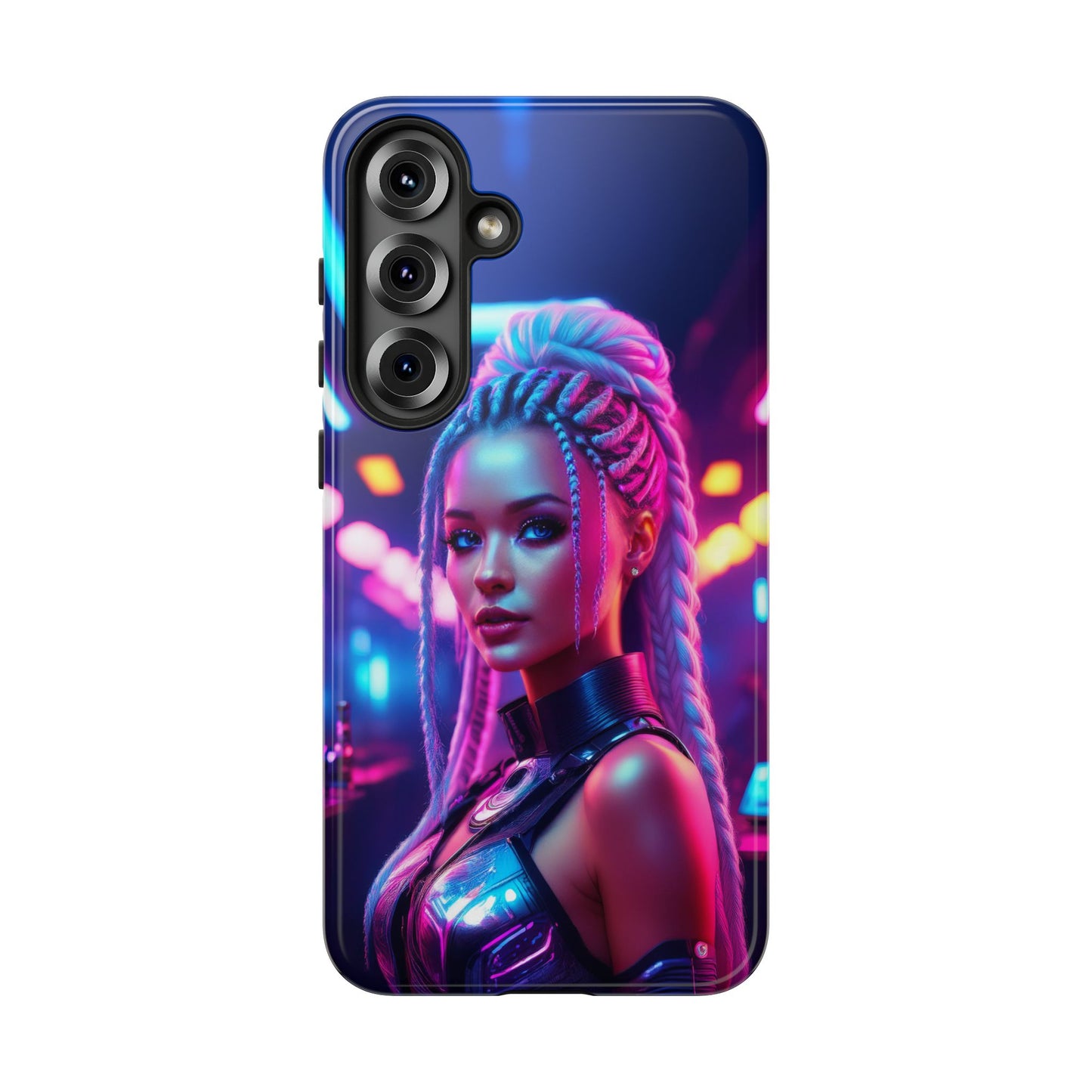 Futuristic Cyberpunk Female Cell Phone Case 007