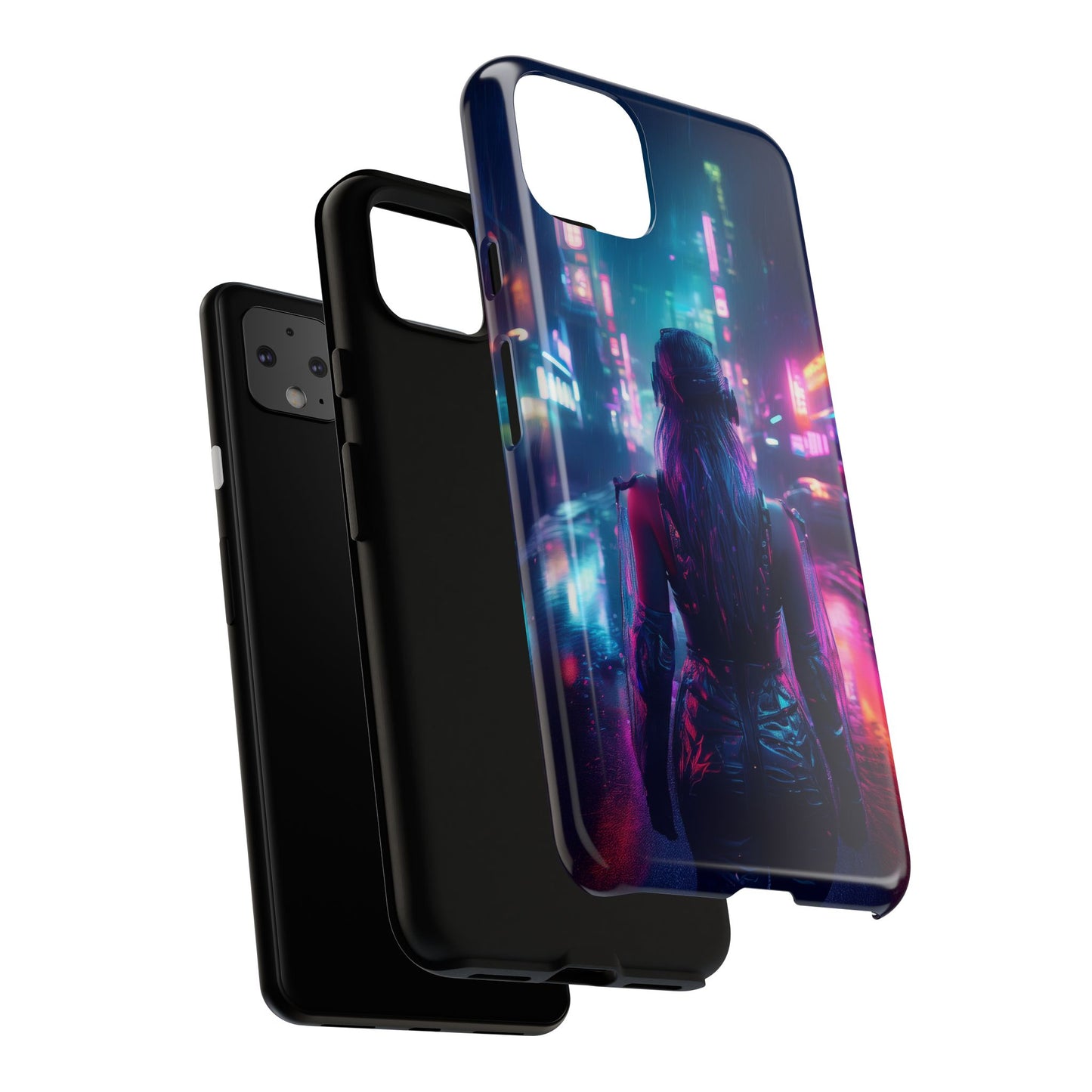 Futuristic Cyberpunk Female Cell Phone Case 032