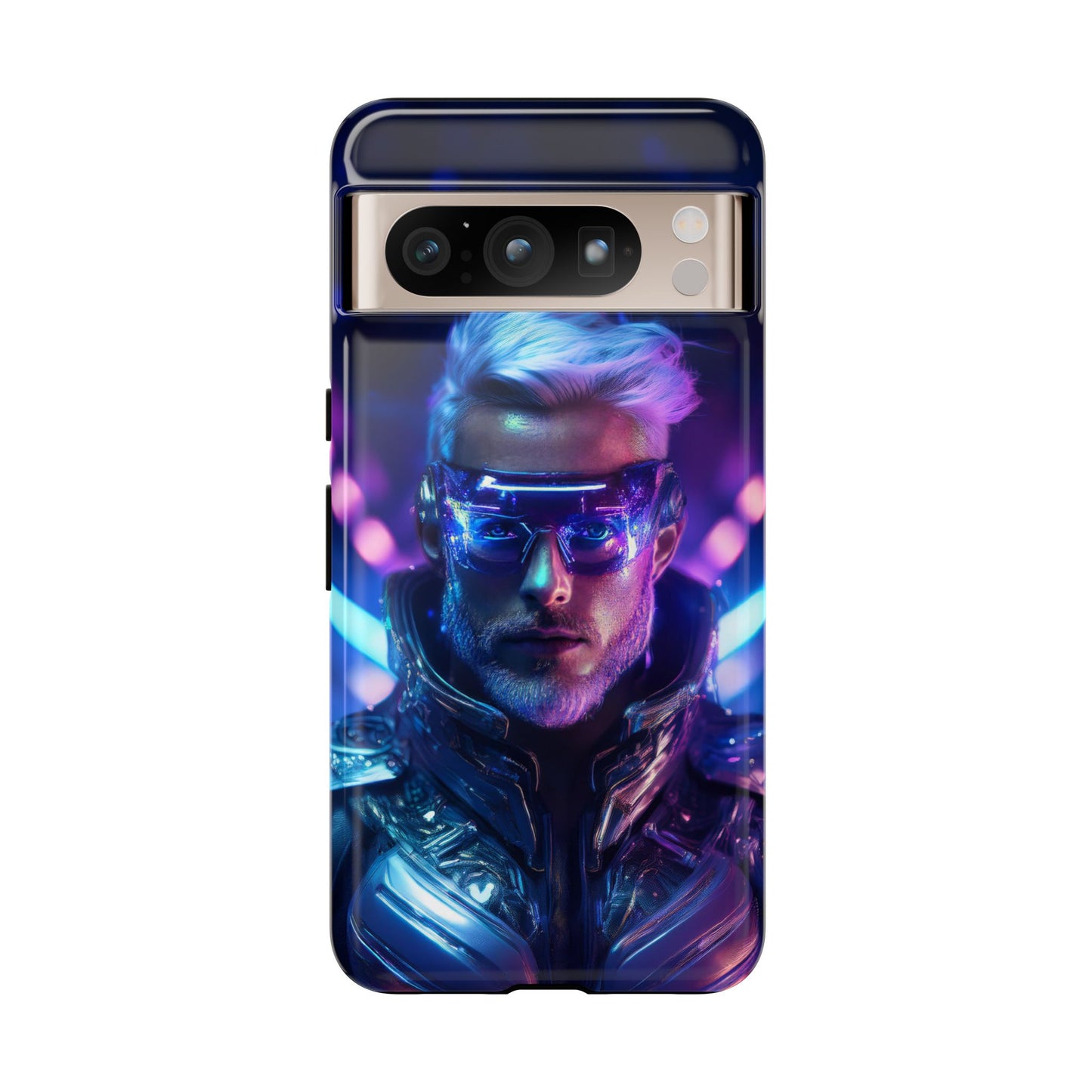 Futuristic Cyberpunk Male Cell Phone Case 020