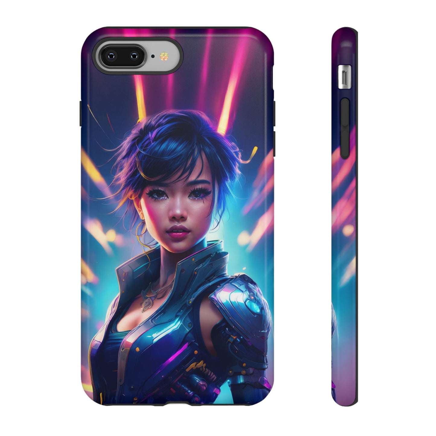 Futuristic Cyberpunk Female Cell Phone Case 024