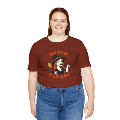 Witch Please Halloween Shirt – Sassy Retro Witch Graphic Tee for Funny Halloween Attitude