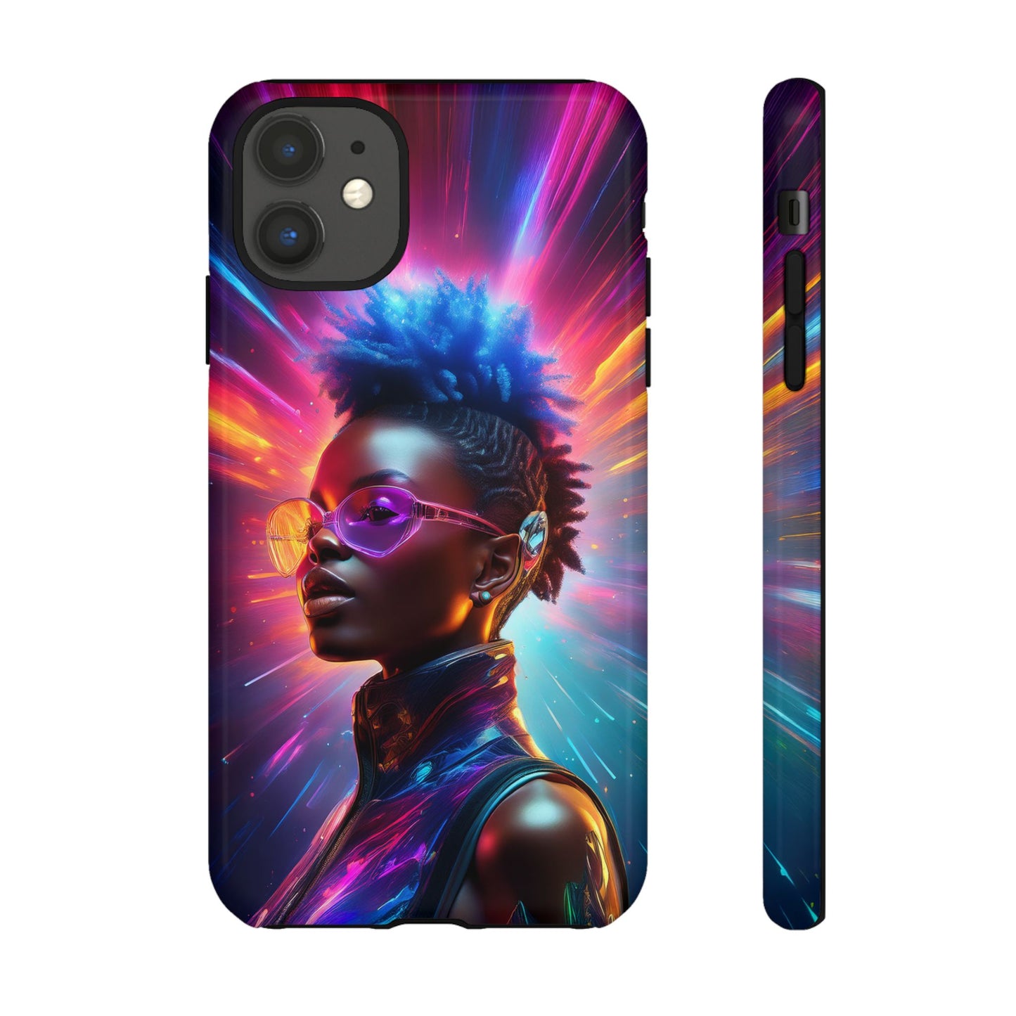 Futuristic Cyberpunk Female Cell Phone Case 026