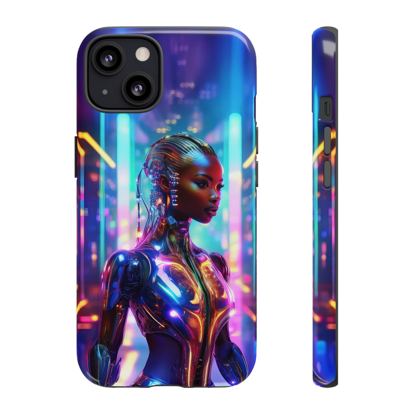 Futuristic Human Android Hybrid Cell Phone Case 018