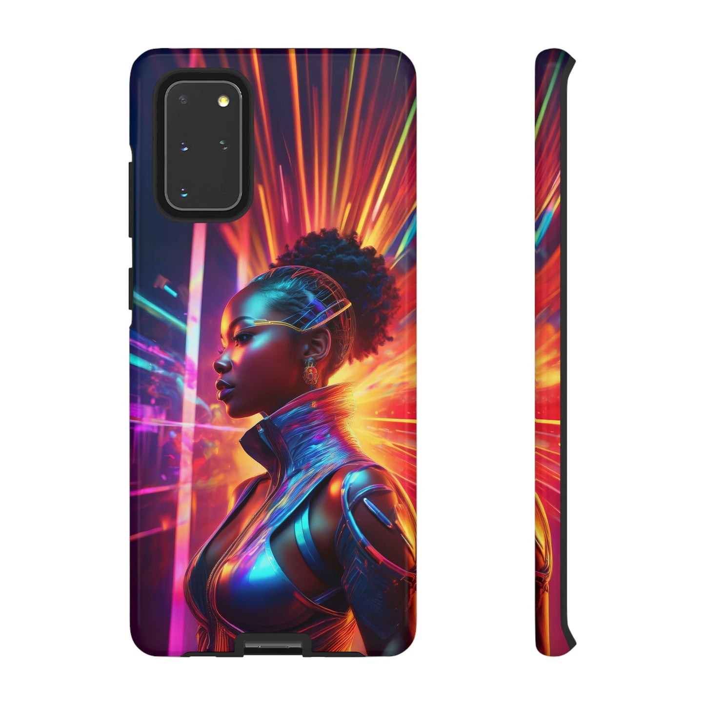 Futuristic Cyberpunk Female Cell Phone Case 001