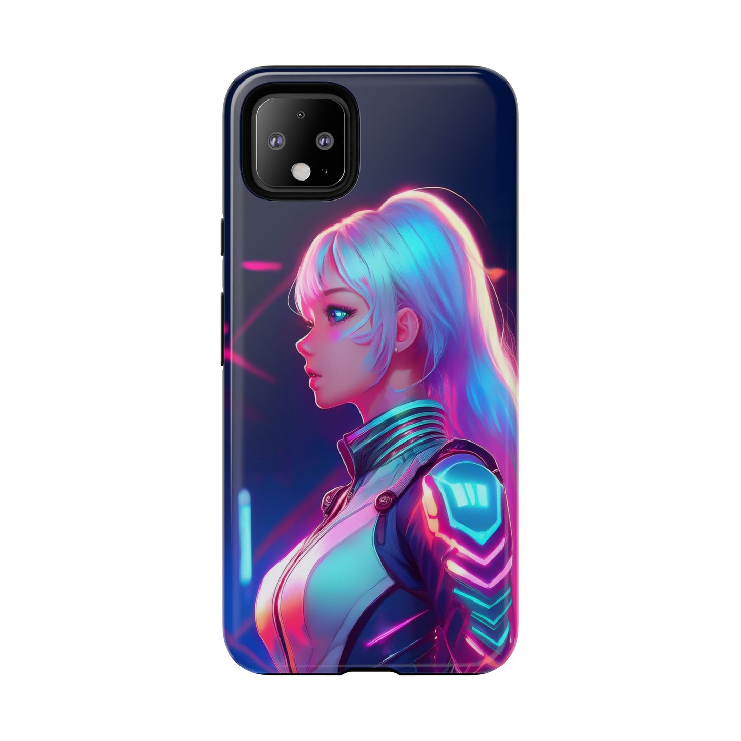 Futuristic Cyberpunk Female Cell Phone Case 009