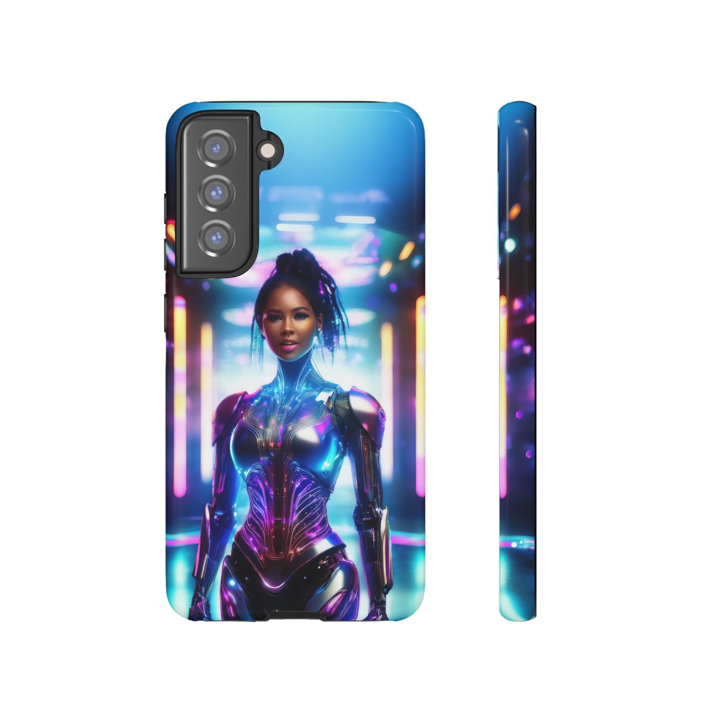 Futuristic Human Android Hybrid Cell Phone Case 009