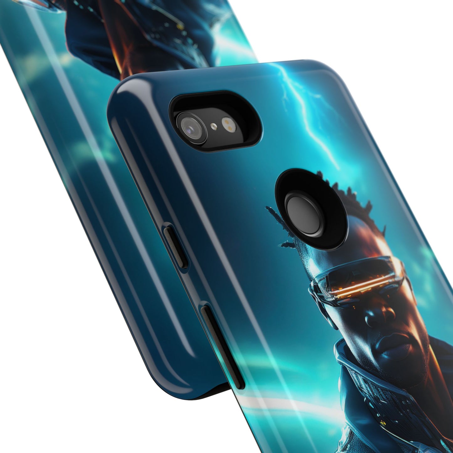 Futuristic Cyberpunk Male Cell Phone Case 014