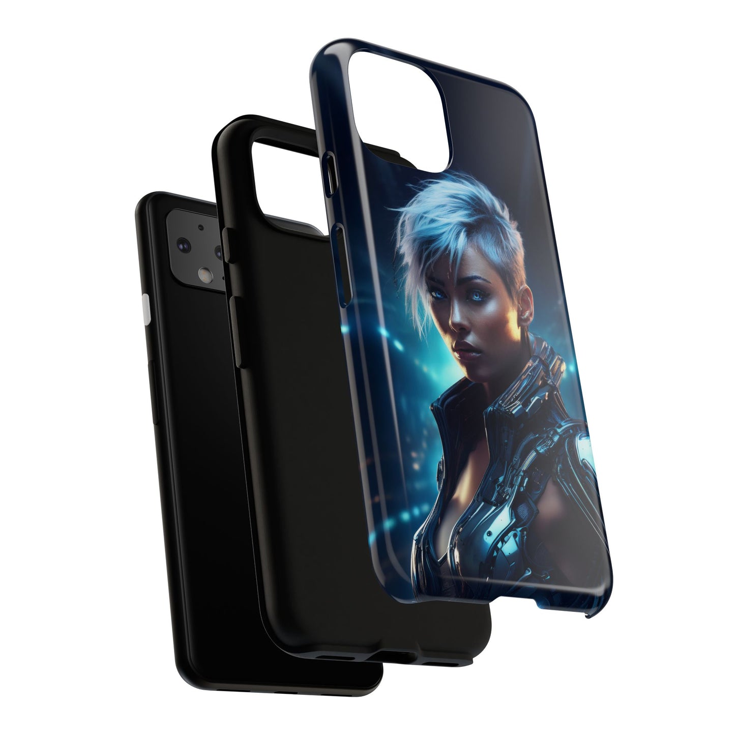 Futuristic Cyberpunk Female Cell Phone Case 027