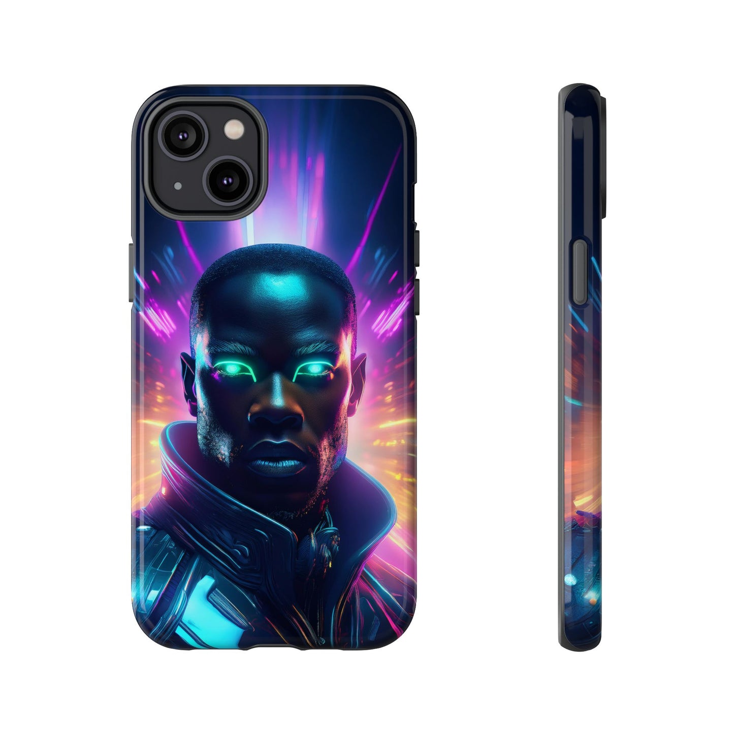 Futuristic Cyberpunk Male Cell Phone Case 022