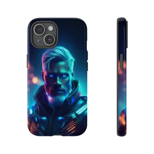 Futuristic Cyberpunk Male Cell Phone Case 023