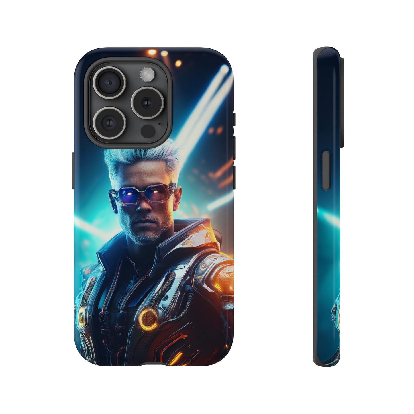 Futuristic Cyberpunk Male Cell Phone Case 013