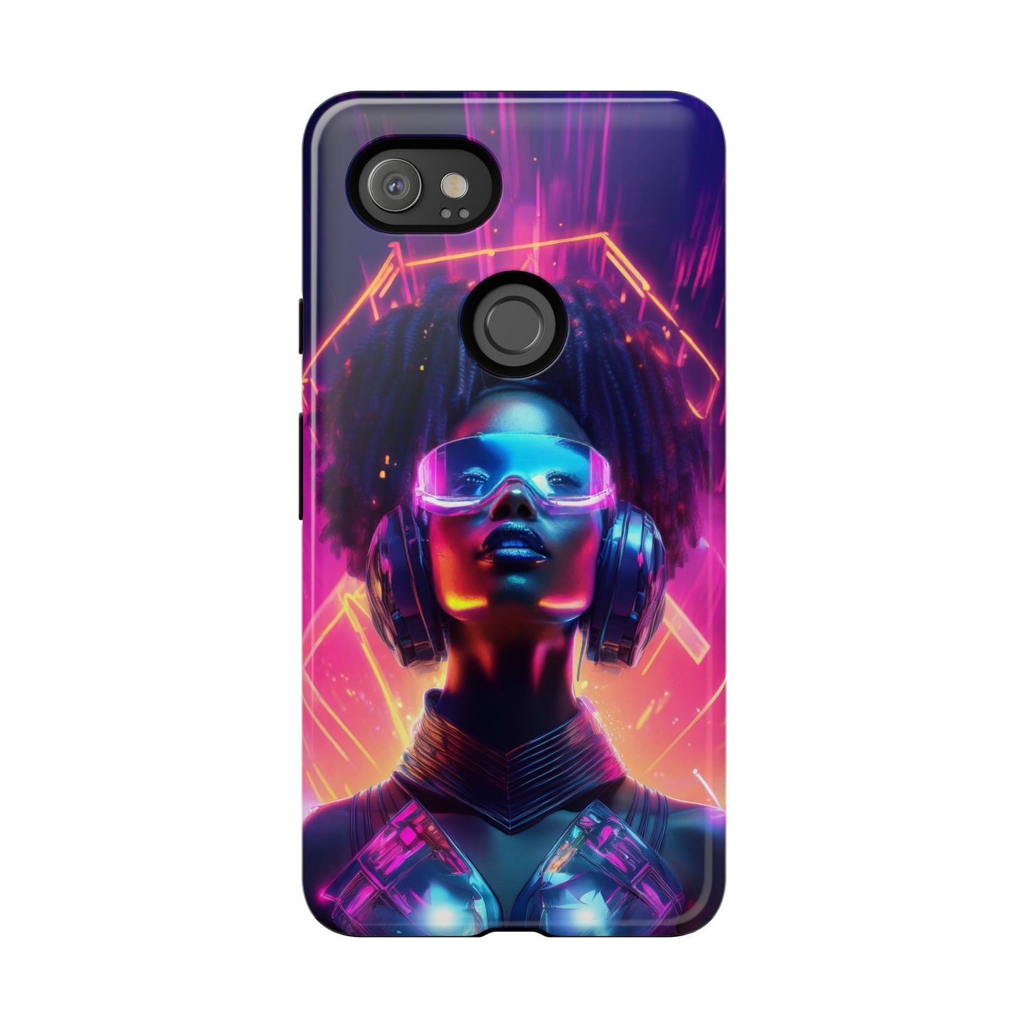 Futuristic Cyberpunk Female Cell Phone Case 030