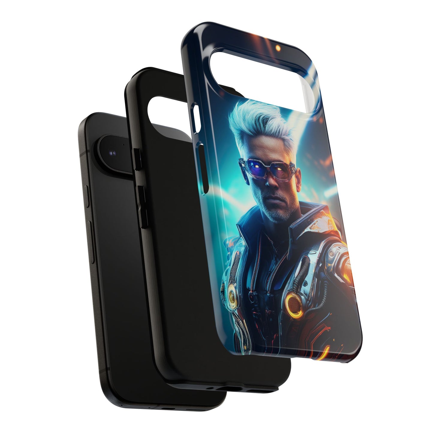 Futuristic Cyberpunk Male Cell Phone Case 013