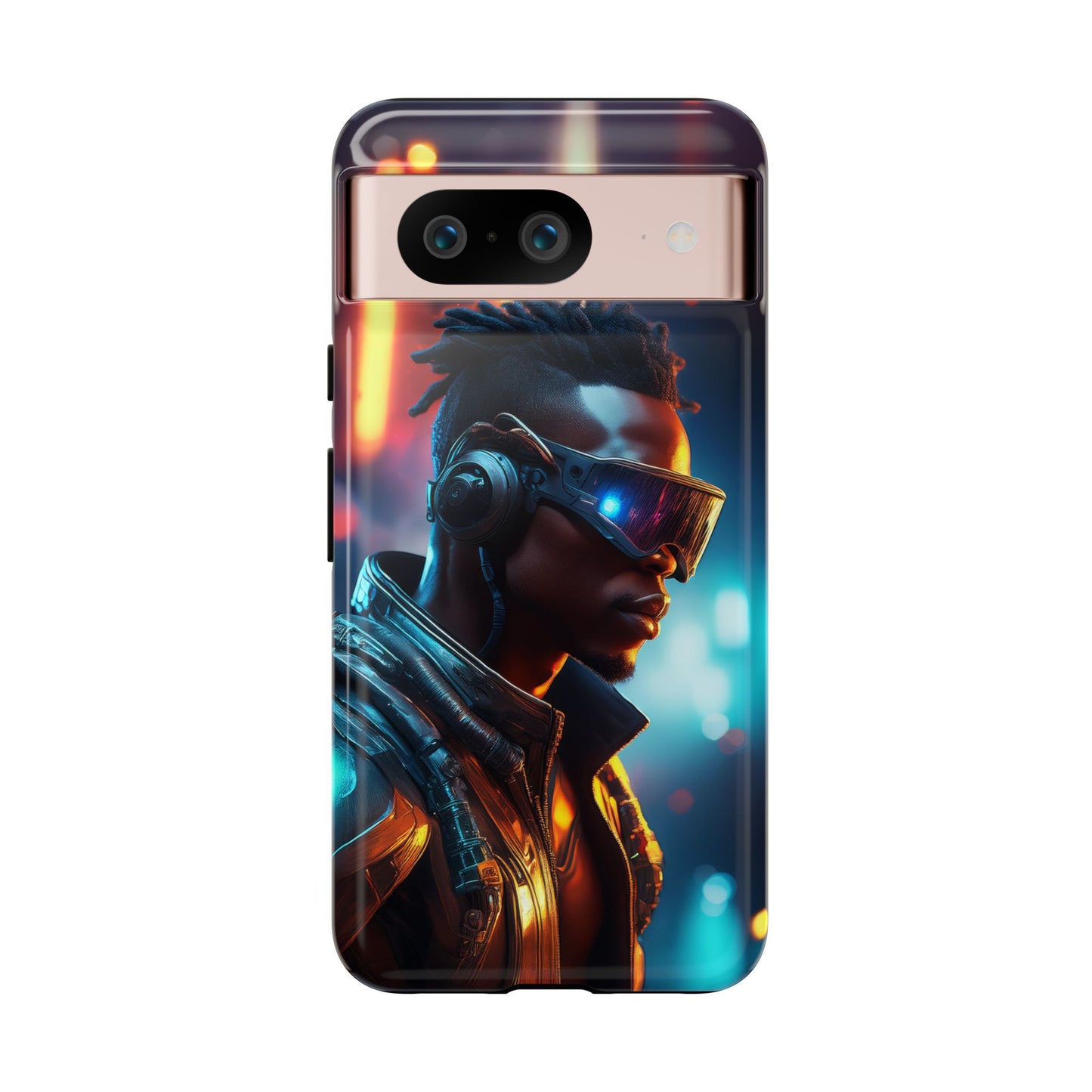 Futuristic Cyberpunk Male Cell Phone Case 016