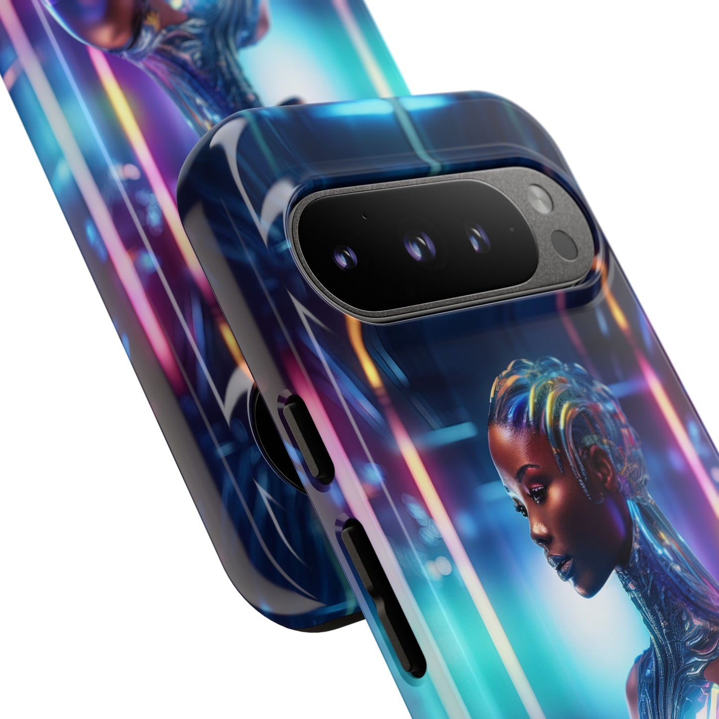 Futuristic Human Android Hybrid Cell Phone Case 014