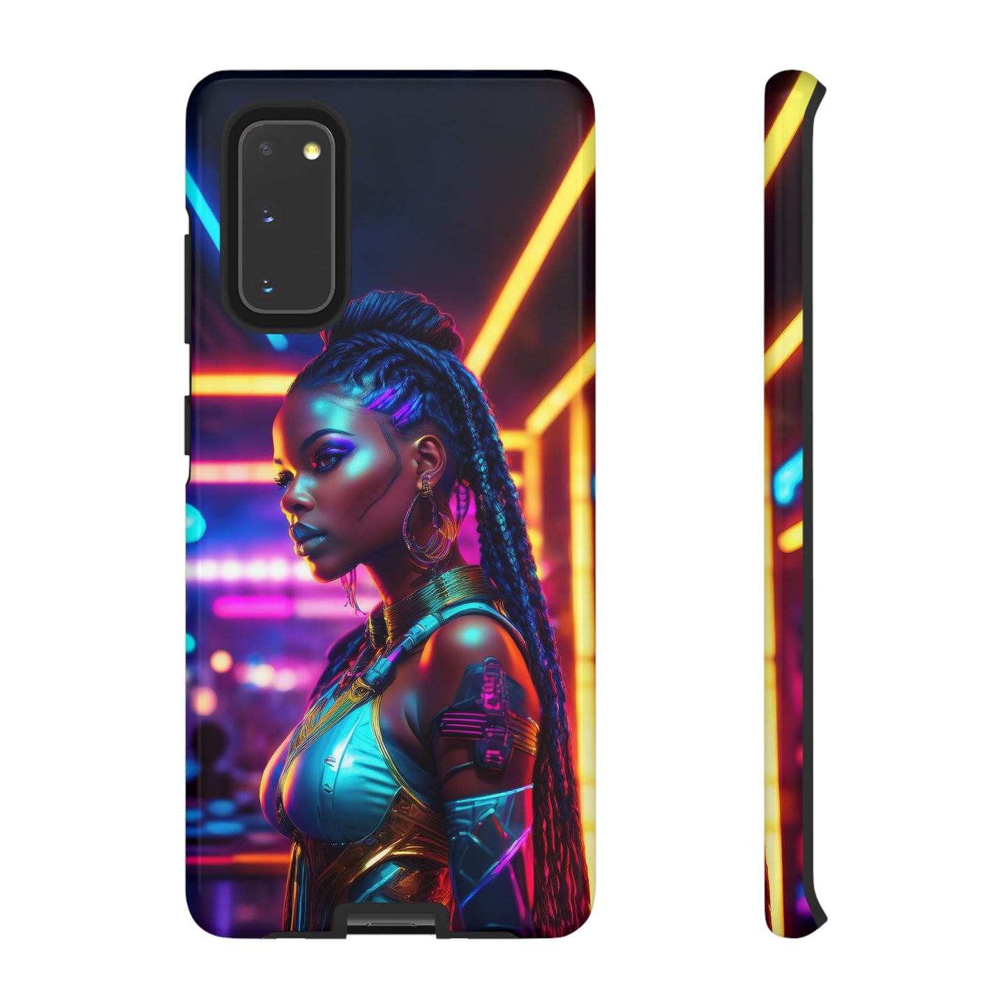 Futuristic Cyberpunk Female Cell Phone Case 006