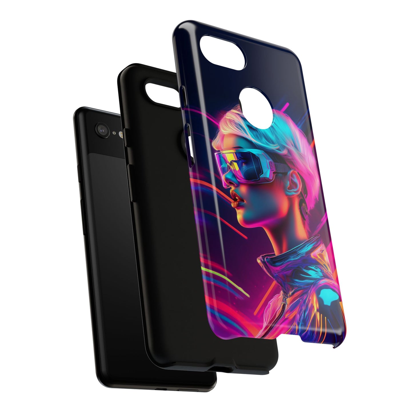 Futuristic Cyberpunk Female Cell Phone Case 031