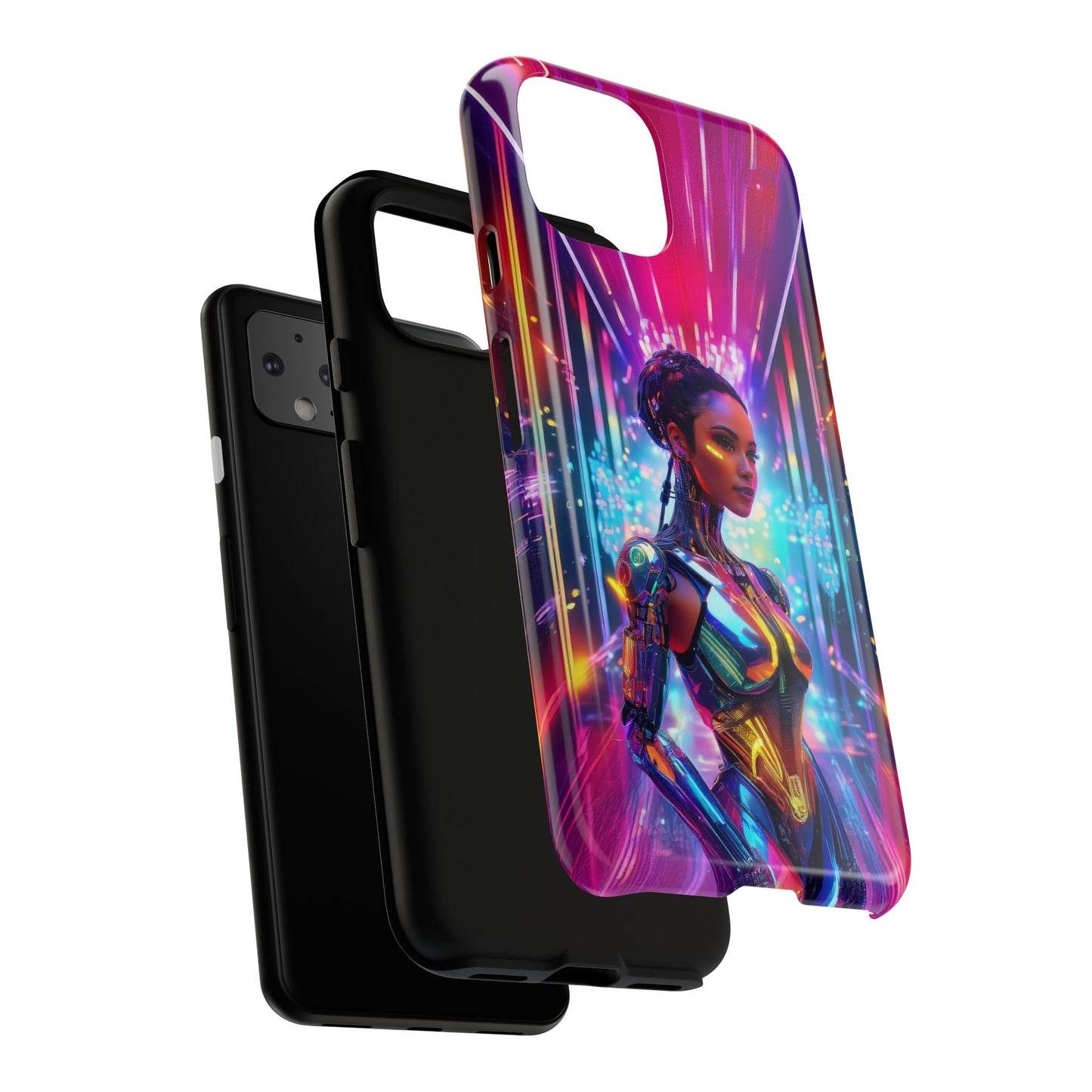 Futuristic Human Android Hybrid Cell Phone Case 006