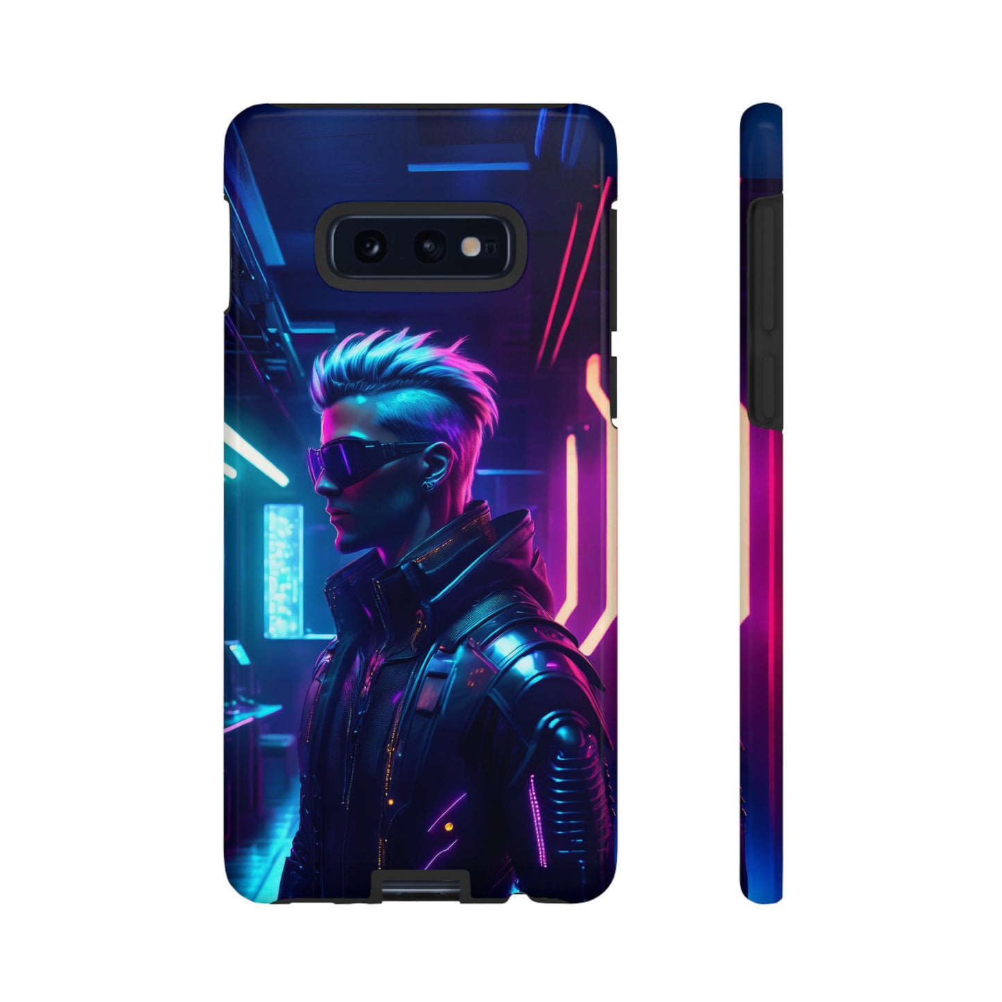 Futuristic Cyberpunk Male Cell Phone Case 002