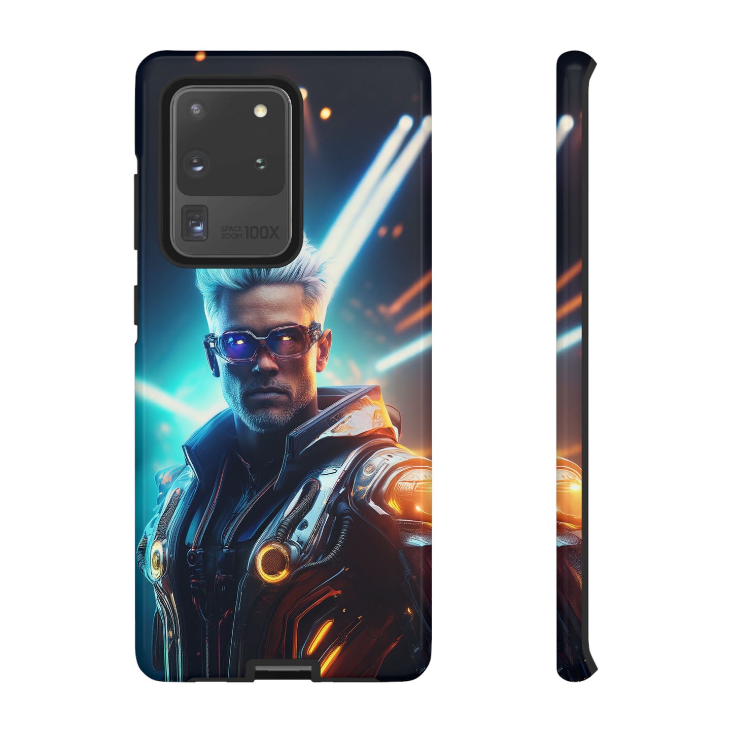 Futuristic Cyberpunk Male Cell Phone Case 013