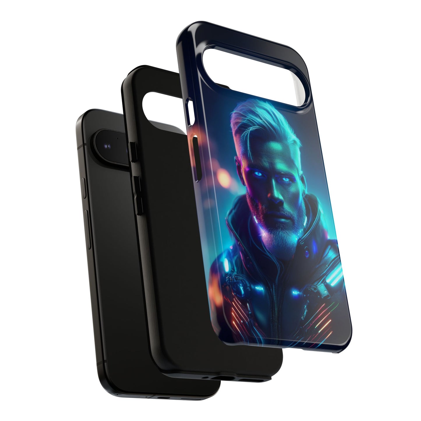 Futuristic Cyberpunk Male Cell Phone Case 023