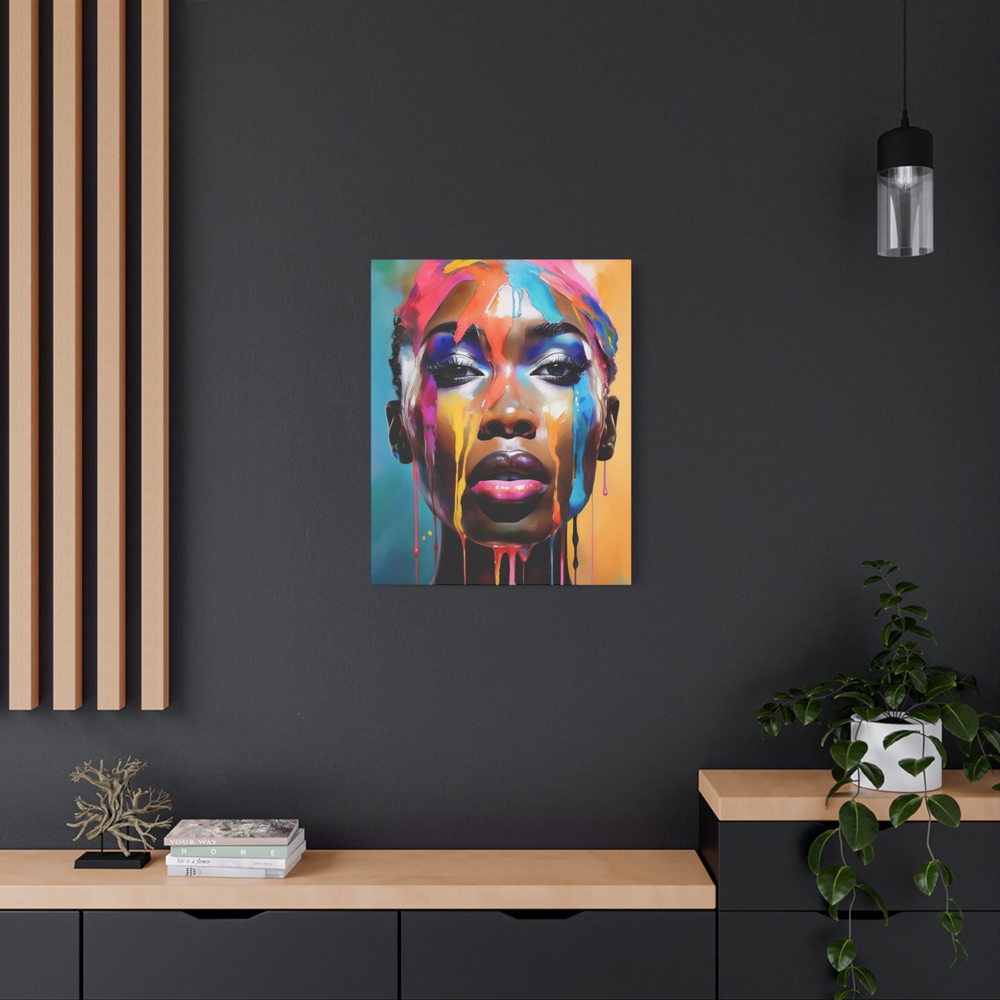 Painted Beauty 003 Canvas Wall Art