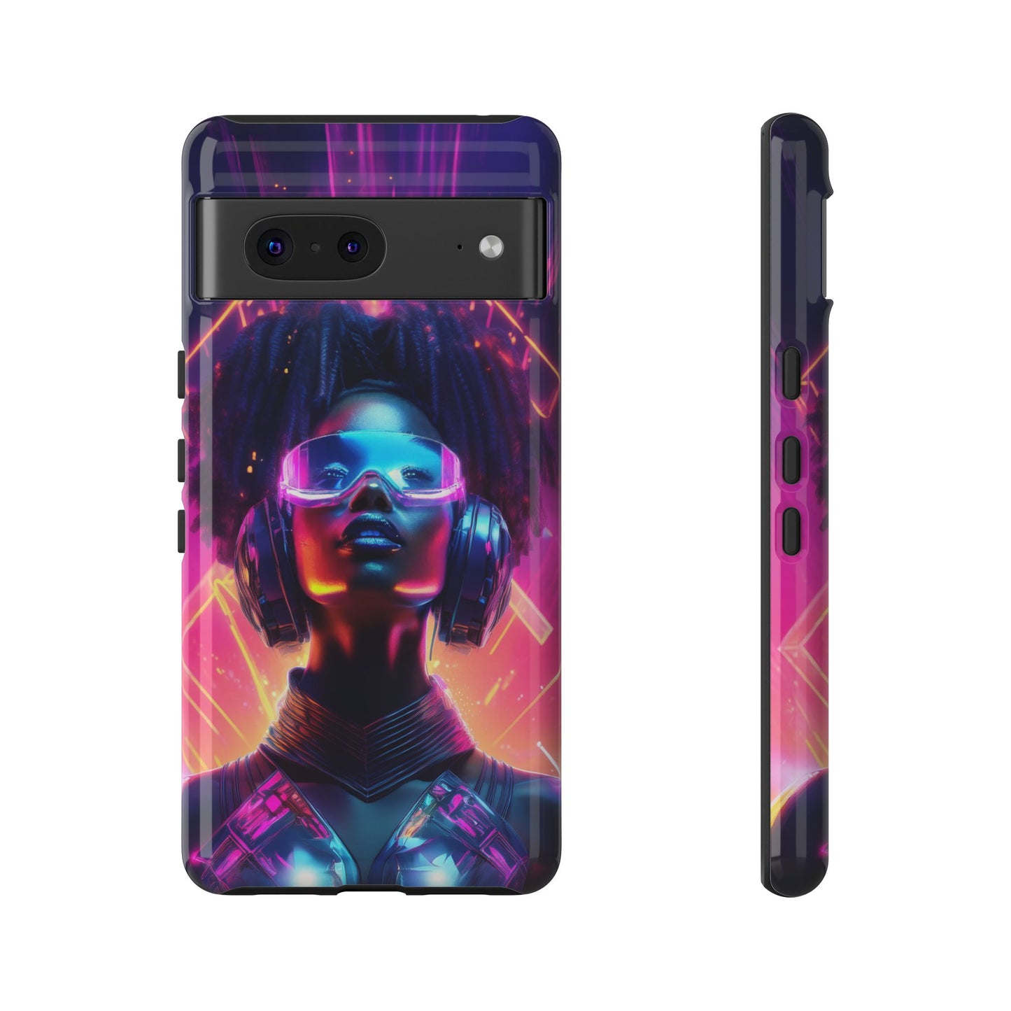 Futuristic Cyberpunk Female Cell Phone Case 030